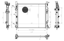 Motorkühler Wasserkühler MTR 13054492 für MERCEDES CITAN Tourer W415 Mixto Cabin Motorkühler Wasserkühler MTR 13054492 für MERCEDES CITAN Tourer W415 Mixto Cabin