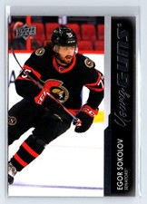 2021-22 Upper Deck Extended #717 Egor Sokolov Young Guns