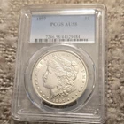 1897-P $1 Morgan Silver Dollar PCGS AU58 Lustrious Finish Business Strike