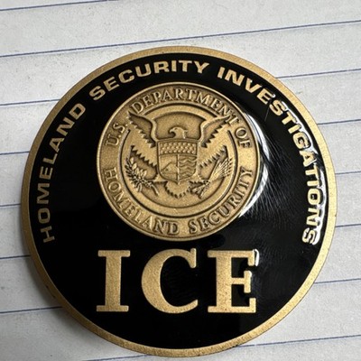 I.C.E. Memorial Zapada EOW challenge coin