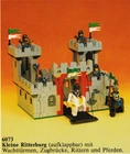 Lego 6073 Knight's Castle Black Falcons Knights Castle