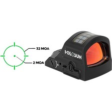 Holosun 507C Reflex Green Dot Shake Awake Solar Optic RMR footprint HS507C-GR-X2