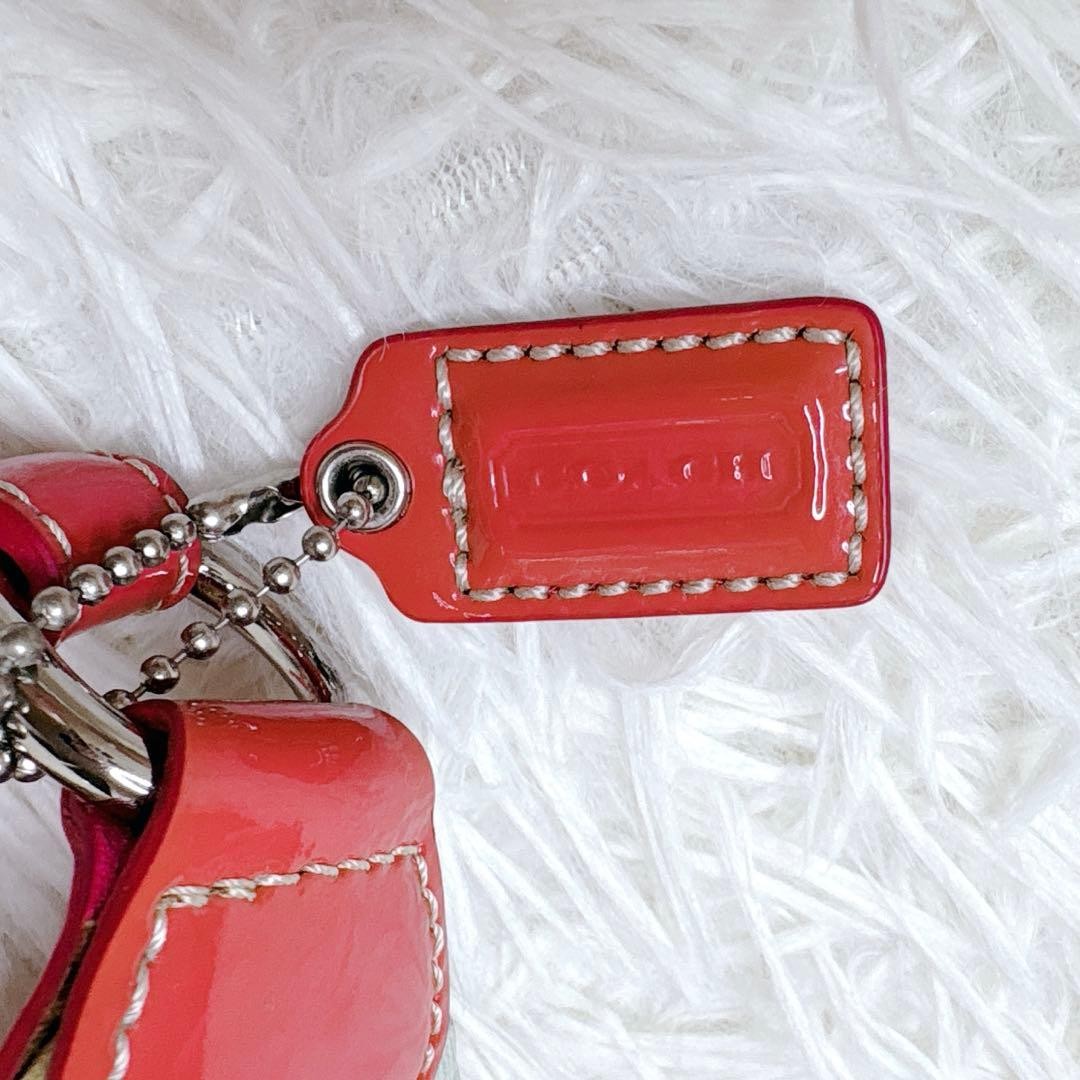 Pastel Patchwork COACH Accessory Pouch Mini Handb… - image 10