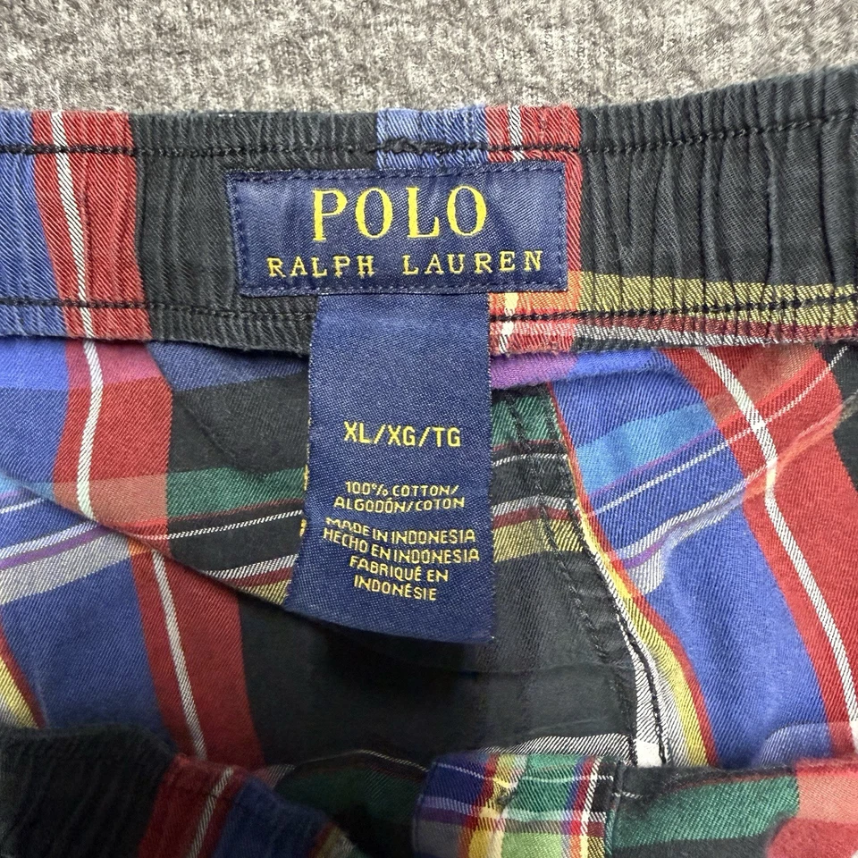 Pantalones de pijama Polo Ralph Lauren a cuadros para hombre XL a cuadros ropa de dormir clásicos Foto 3 de 4