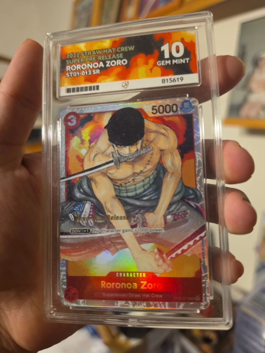 Roronoa Zoro ST01-013 Super Pre-Release Starter Deck 1: Straw Hat