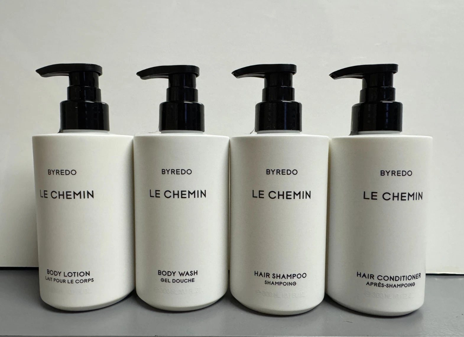 BYREDO Le Chemin Collection Shampoo Conditioner Lotion Shower Gel Body Wash