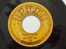 Rockabilly Blues 45- Smokey Joe "Signifying Monkey"/"Listen To..." Sun Push HEAR
