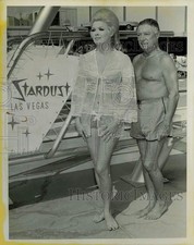 Press Photo Entertainer George Jessel & Fiancee Audrey Magee - kfx29501