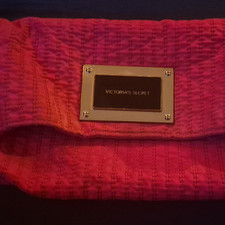 Victorias Secret Pink Fabric Zippered Makeup ...