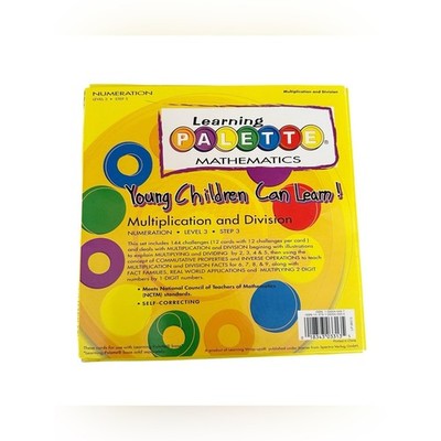 Learning Palette Level 3, Step 3 Numeration Card Set Multiplication & Division