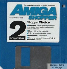 Amiga Shopper June 1995 Issue 50 Coverdisk, Shopperdisk 2, Commodore Amiga