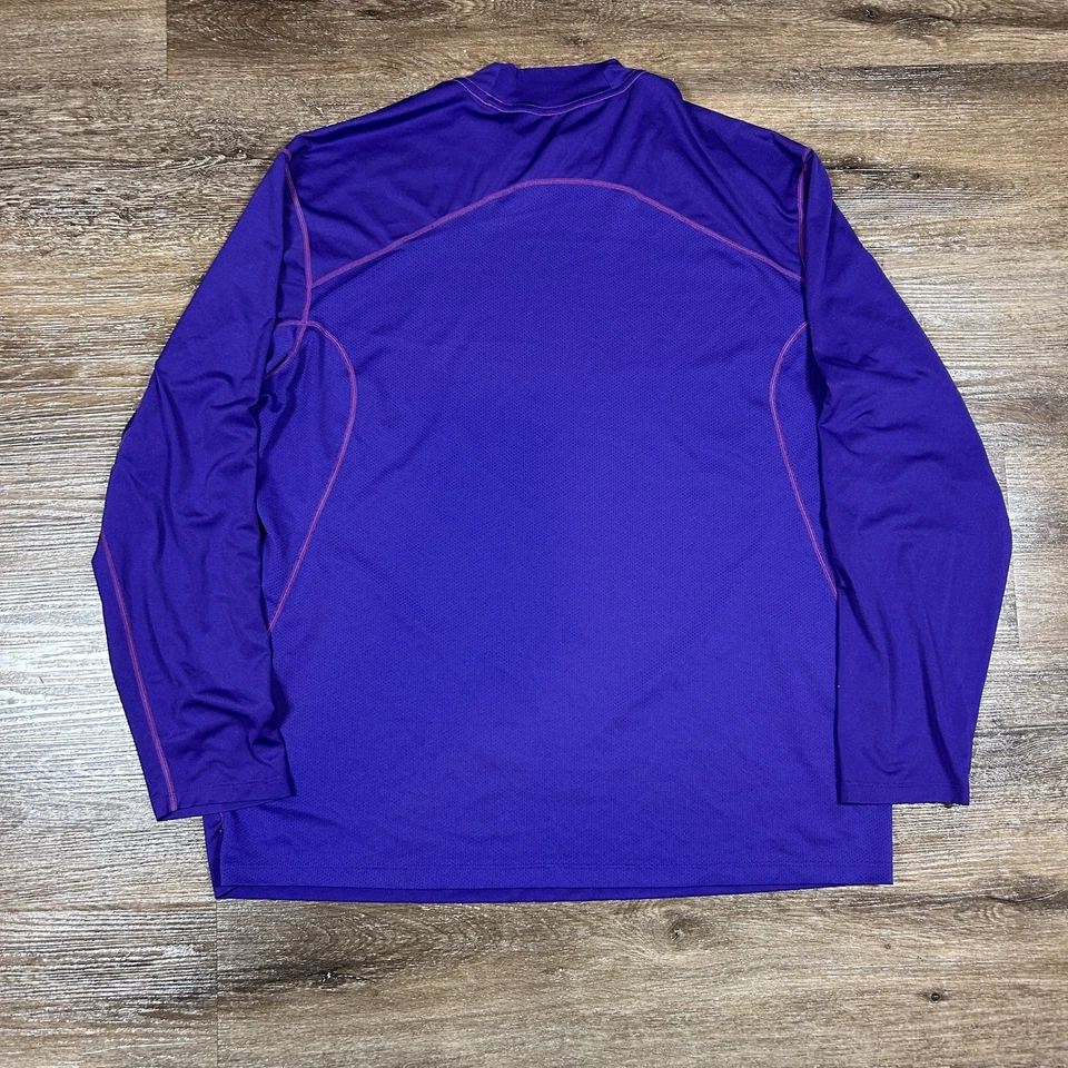 Camisa de combate Nike Pro para hombre XXL púrpura Dri Fit ajustada rendimiento manga larga Foto 2 de 4