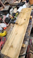 24X6X3" Wood Table Riser-Table Riser-Rustic Wood Riser Please Dont Mind The Mess