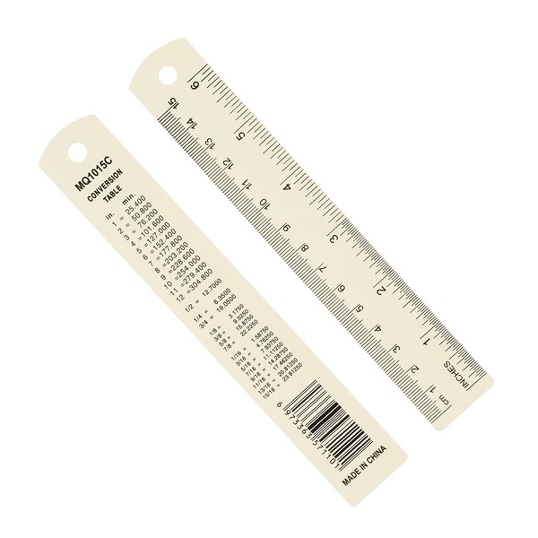 15Cm Metalllineal, 2Er Pack Alu-Lineal FüR PräZise Messungen-image