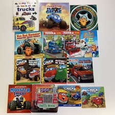 Monster Trucks Chuck Tonka Preschool Kindergarten 14 Children's Book Lot
