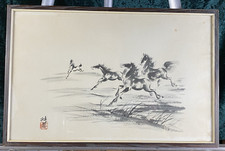 Xu Beihong ,  ORIGINAL   , "galopierende Wildpferde"