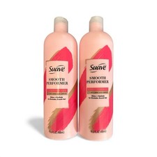 2 Pack Suave Smooth Performer Shampoo Amino Acid Complex Cleanse 16.5oz 1.03 per gallon