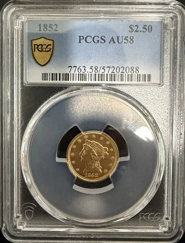 1852-P Liberty Quarter Eagle — photo from the most recent tracked eBay sale