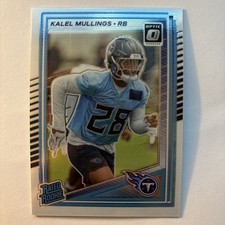 2025 Panini Donruss Optic - Rated Rookie Kalel Mullings #262 Holo Prizm (RC)