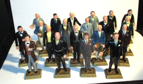 36 Vintage Marx 1960’s United States Presidents Plastic Figures 2.75”