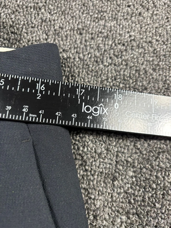 Pantalones de vestir Wilfred para mujer talla 12 negros grises pierna ancha plisados oficina carrera  Foto 4 de 4