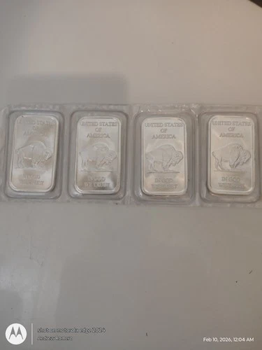 Liberty Indian Head Walking Buffalo 1oz .999 Fine Silver Bar Sealed Uncirculated