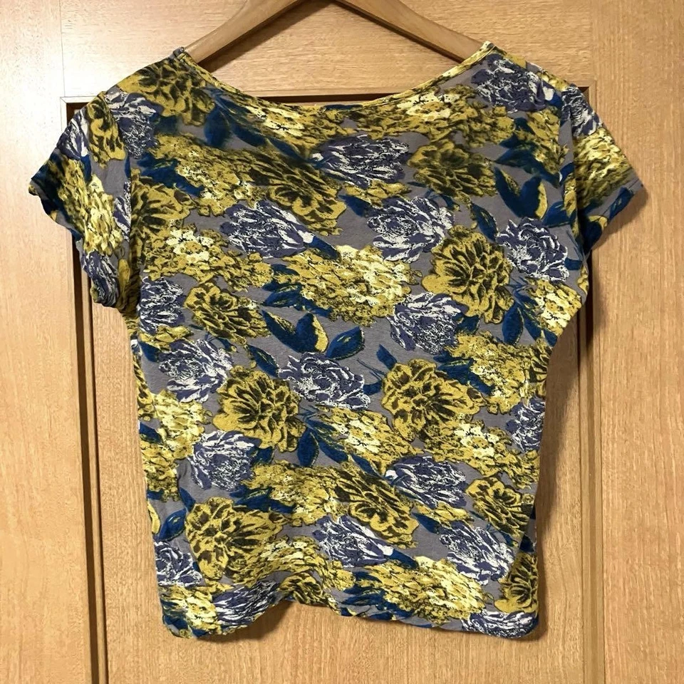 USADO [BONITO DISEÑO ク従 Y'S YOHJI YAMAMOTO CONJUNTO ESTAMPADO FLORAL BUENO Foto 3 de 4