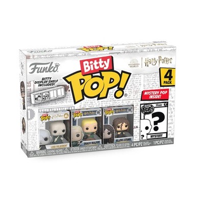 Funko Bitty Pop! Harry Potter - Lord Voldemort , Draco Malfoy  (Quidditch ), Bel