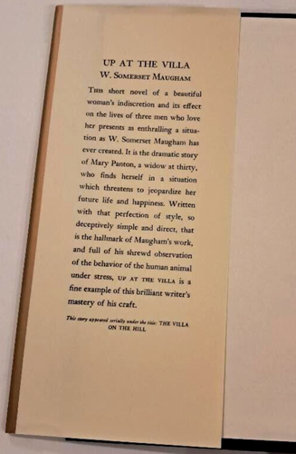 UP AT THE VILLA: A STORY BY W. SOMERSET MAUGHAM (2000) - Picture 3 of 5