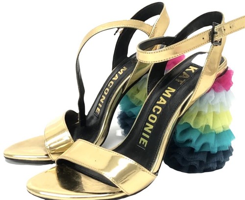 Kat Maconie Olive Sandals Size UK 4 EU 37 Used Once RRP £411.00 - Picture 5 of 6