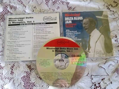 Mississippi Delta Blues Jam in Memphis CD Volume 1 Super rare Arhoolie CD 385