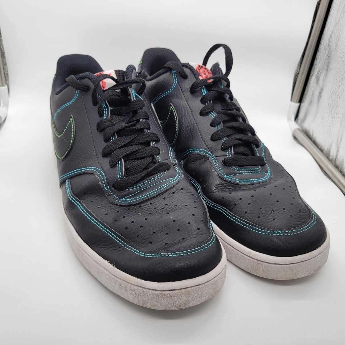 Nike CD5463-006 Court Vision Low Overlay Stitch Black Black 