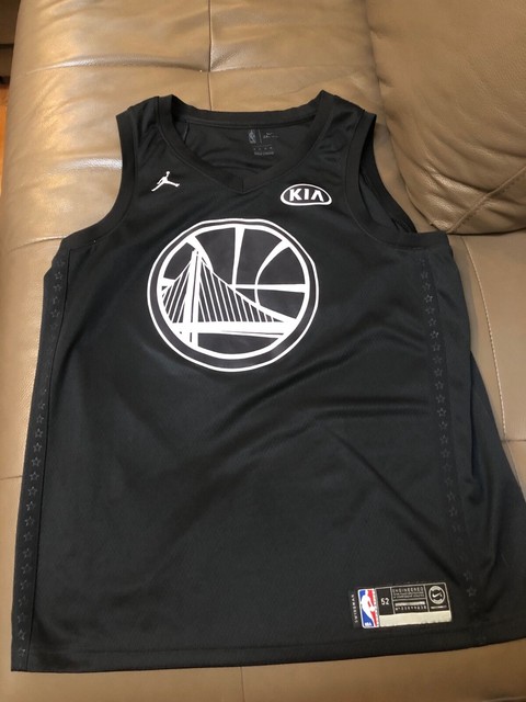 Nike STEPH CURRY All Star JERSEY 2018 Jordan WARRIORS NBA Swingman Black Large | eBay