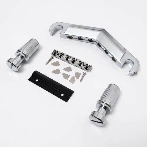 Guitar Stop Bar Tailpiece and Stainless Steel LSR Roller Nut For Gibson LP SG