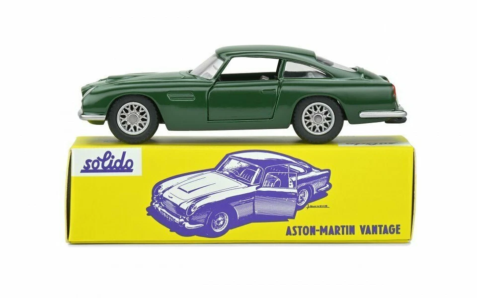 Aston Martin DB5 Vantage 1963 Club Solido 1/43 Voiture Miniature diecast 1302 - Photo 2/4