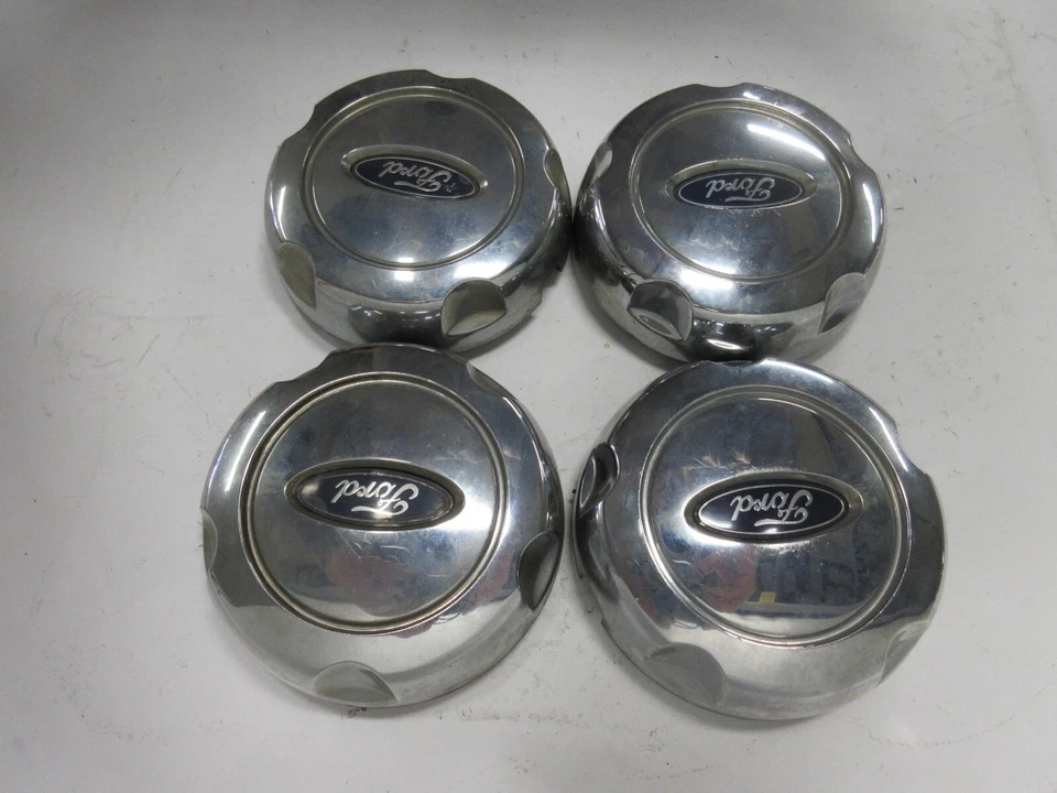 Juego de 4 cubiertas de tapacubos centrales de rueda Ford Explorer 2002-2005 1L24-1A096-HA OEM Foto 4 de 4