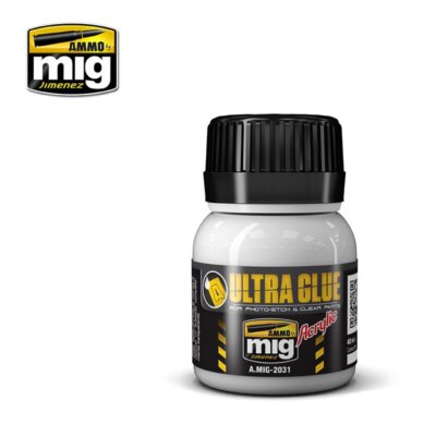 Ammo MIG A.MIG-2031 - Zubehör - Ultra Glue for Etch, Clear Parts & More - Neu