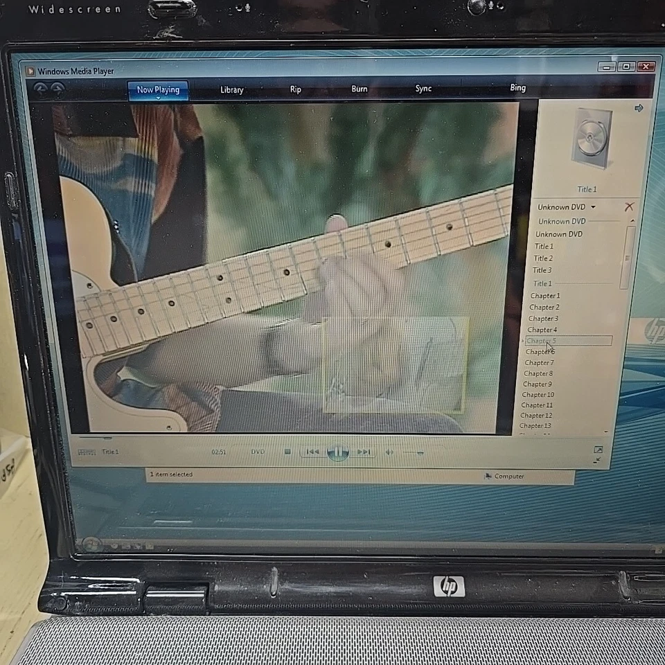 HP Pavilion Dv9000 Laptop. Vista. 17" LCD. Tested. Lid Is Broke But Read Details - Image 3 of 4