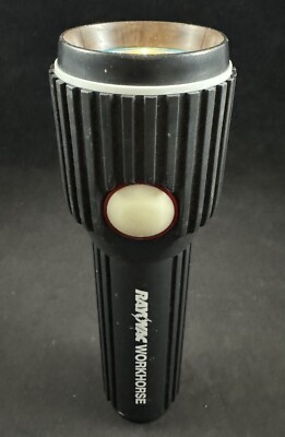 Vintage Rayovac Workhorse Plastic Flashlight