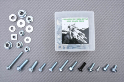 Kleiner Schrauben-Pannensatz / Schraubenkasten für Suzuki RM 125 1988 / 59-tlg.