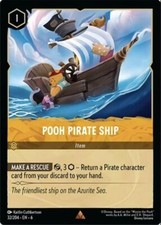 Lorcana Pooh Pirate Ship 32/222 Azurite Sea NM