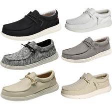 Women Slip On Loafer Shoes Lightweight Canvas Casual Shoes