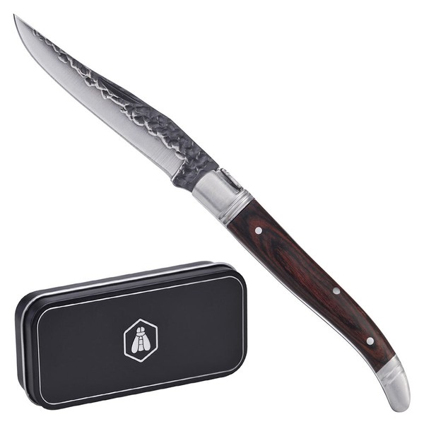 "Laguiole Taschenmesser \" Blade Pattern \" Klappmesser Jagdmesser Edelstahl Messer"-image