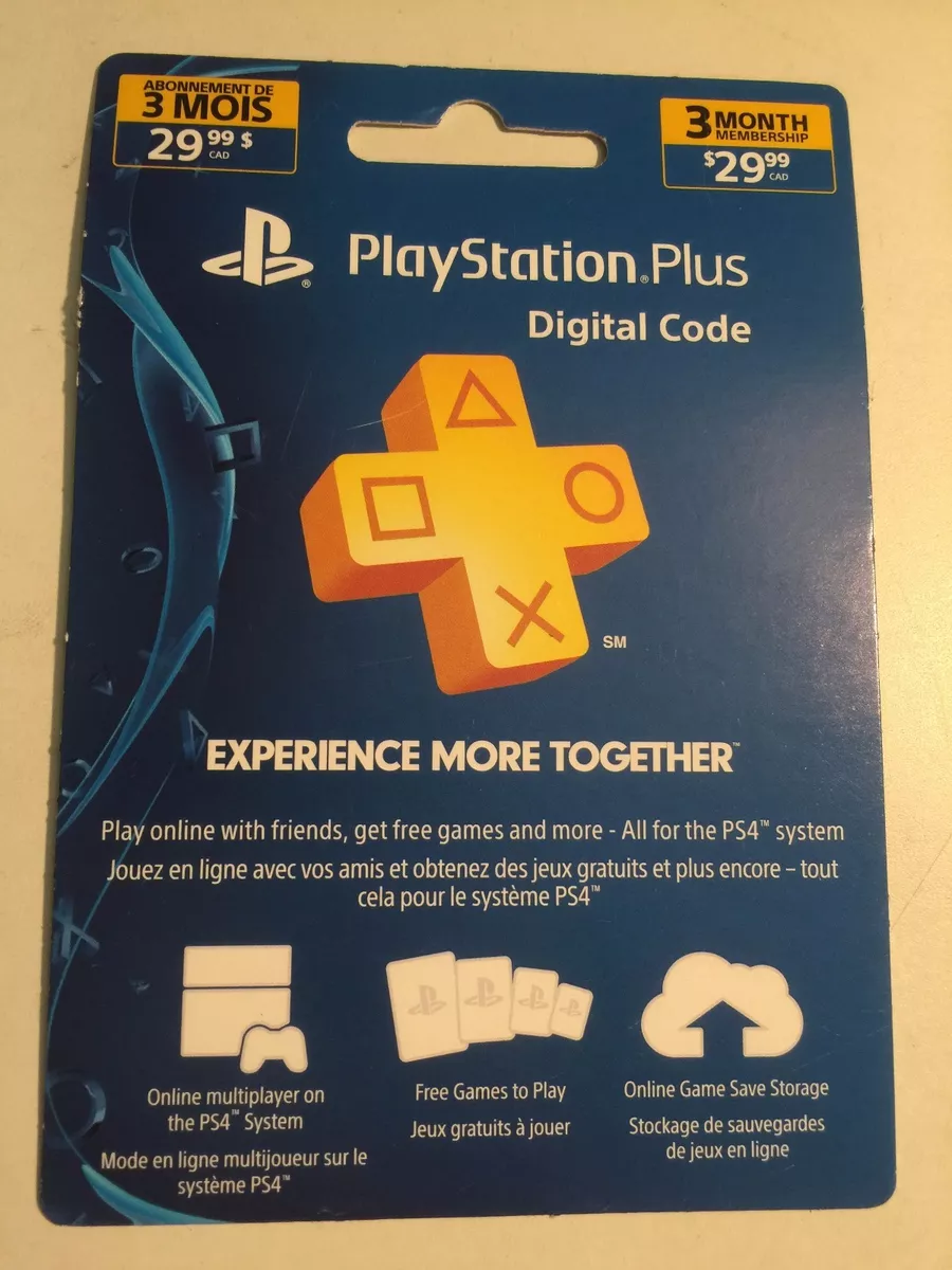 Sony PlayStation Plus Essential 3-Month Card (PS3 / PS4 / PS5 / PS VITA) NEW