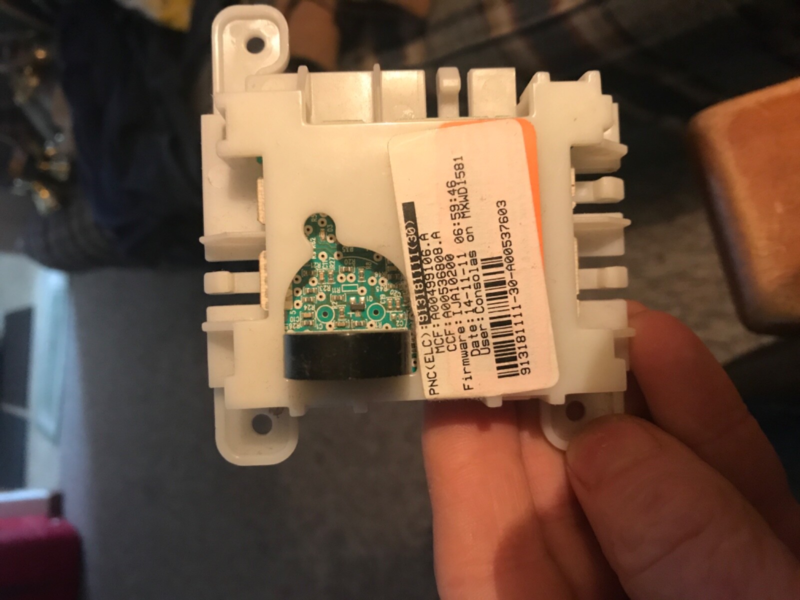 Frigidaire Washer Main Control Board A00537603