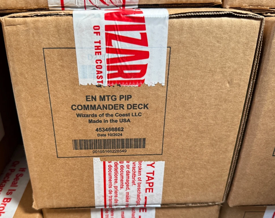 Magic the Gathering Fallout COMMANDER DECK DISPLAY CASE Set of 4 Sealed - Image 2 of 2