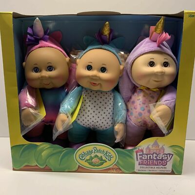 2021 Release Cabbage Patch Kids Cuties 3 Pack Fantasy Friends