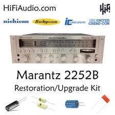 Marantz 2252B rebuild restoration recap upgrade kit fix repair filter capacitor