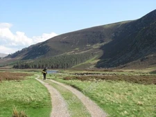 Photo 6x4 Road, Glen Mark Hard Hill/NO4182 The road to Glenmark cottage  c2010