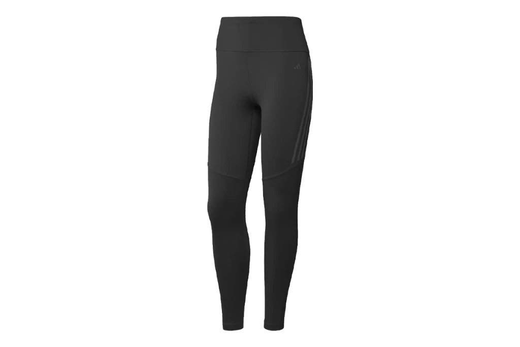 adidas Daily Run 3-Stripes Tights Black Women's Compression Running Pants  HS5454